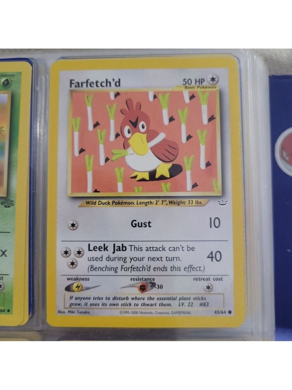 Pokemon Farfetch'd Card